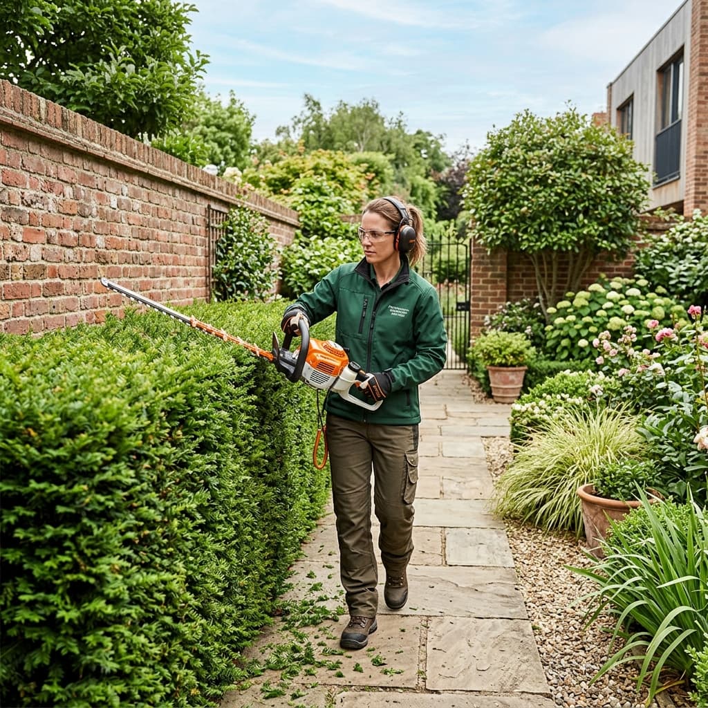 Giardinieri al lavoro a Asti per manutenzione verde