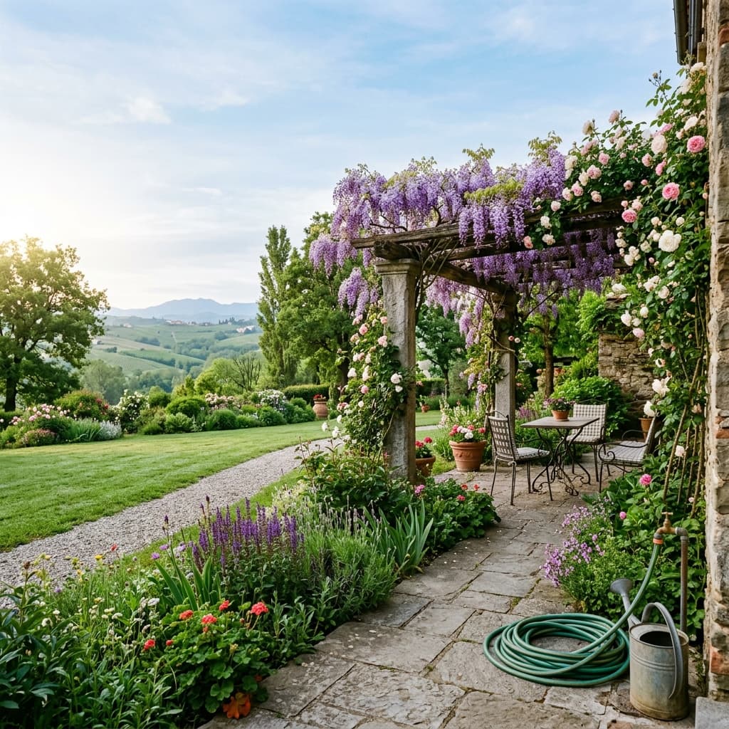 Giardinieri al lavoro a Brusasco per manutenzione verde