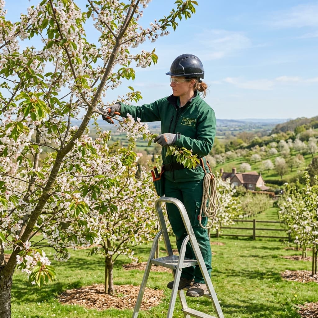 Giardinieri al lavoro a Pecetto Torinese per manutenzione verde